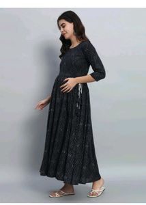 Stylish Black Bandhani Print Kurta