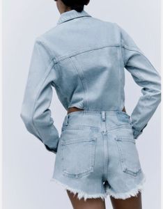 Zara Denim Cutout Romper
