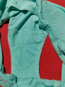 George Aqua Blue High-Waist Briefs