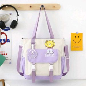Cute Bear Print TOTE Bag SLING  GOOD INDIAN QUALIT