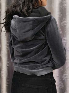 Velvet hoodie