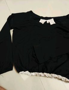 Stylish Black Off-Shoulder Top