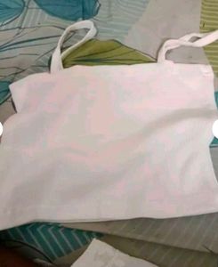 SALE!!!!!! White Basic Cotton Camisole