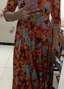Floral Print Maxi Dress