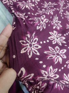 Cotton printed kurta set
