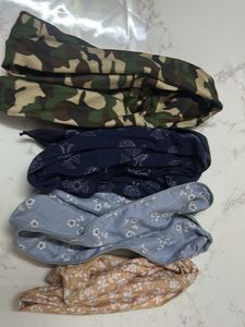 Printed Wired Headbands pack of 4