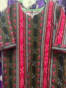Vibrant Striped  Kurta