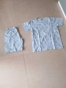 Cute Cartoon Print Pajama Set