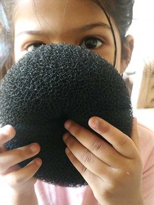 Black Hair Donut Bun Maker