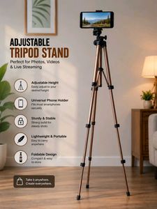 Amazon Basics Adjustable Camera/Phone Tripod Stand