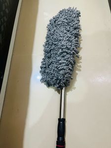 Grey Microfiber Duster with Extendable Handle