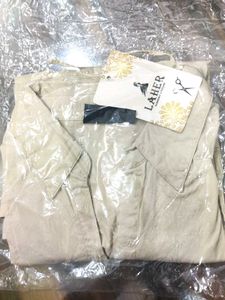 Cream Corset Back Shirt