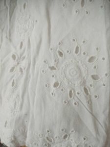 White Broderie Anglaise Button-Up Shirt