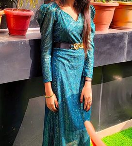 Glittered Women's Prty Wear Dress