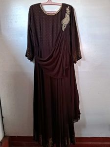 Elegant Brown  Gown