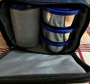 Milton New Steel Combi Lunch Box Set Of 4
