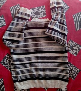 Striped Knit Sweater
