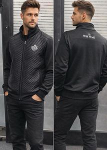 Stylish Black Quilted Jacket