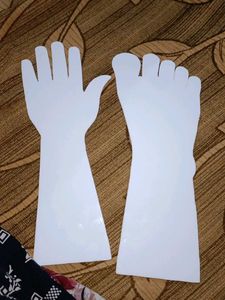 Acrylic Mehndi Hand and leg set of 2pcs