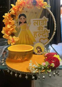 Haldi Platter For Girls