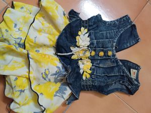 Elegant Denim Frock