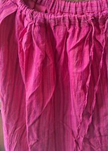 Zemyra Kids Pink Striped Dress