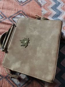 Stylish Tan Crossbody Bag