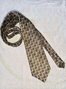 Men's Geometric Patterned Tie