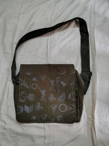 Brand New Spacious Olive Shoulder Bag