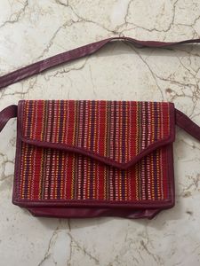 Chic Beaded Crossbody Bag
