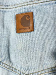 CARHARTT Light Wash Straight Leg Jeans