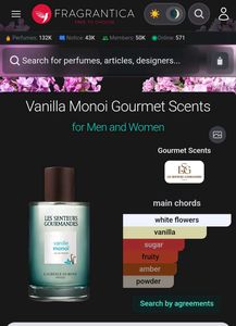 Les Senteurs Gourmands Vanille Monoi Perfume