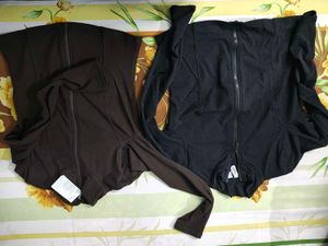 Bundle: Black &amp; Brown Zip-Up Jackets
