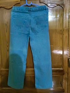 Light Blue Wide Leg Jeans