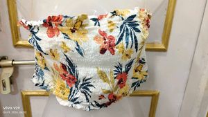 Floral Smocked Tube Top