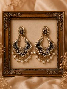 Elegant Gold Jhumka Earrings