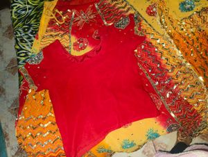 beautiful Georgette lehenga choli dupatta set