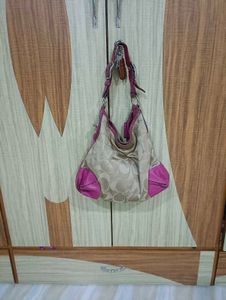 Coach Monogram Shoulder Bag