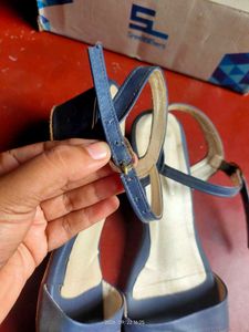Stylish Navy Blue Block Heels