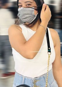 Zara Classic White Ribbed Tank Top