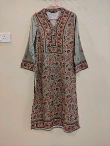 Ethnic Motifs Printed Regular Kurta With Trousers