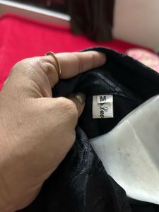 Men's Textured Black Shirt
