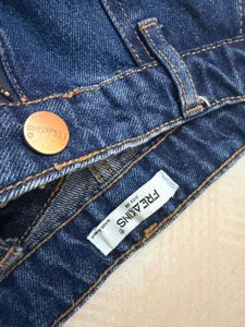 Freakins Blue Denim Cargo Pants