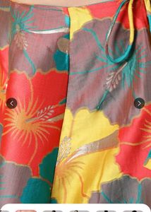 Vibrant Floral Print Lehenga Choli Set