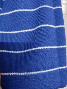 Striped Blue Long Sleeve Top
