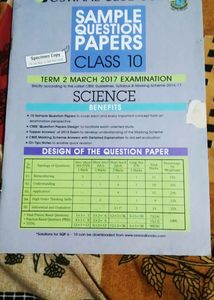 Maths And Science Sample Question Paper Solved Boo
