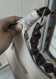 Stylish Cream Shoulder Bag