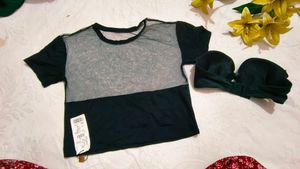 Very Beautiful And Comfortable Bra Witht Mesh Top