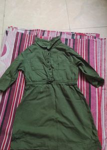 3-4 Year Girls Shirt Type Dress