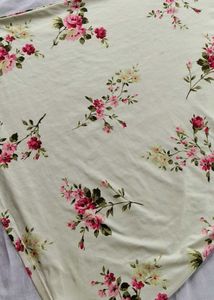 NEWME Cream Floral Spaghetti Straps Dress